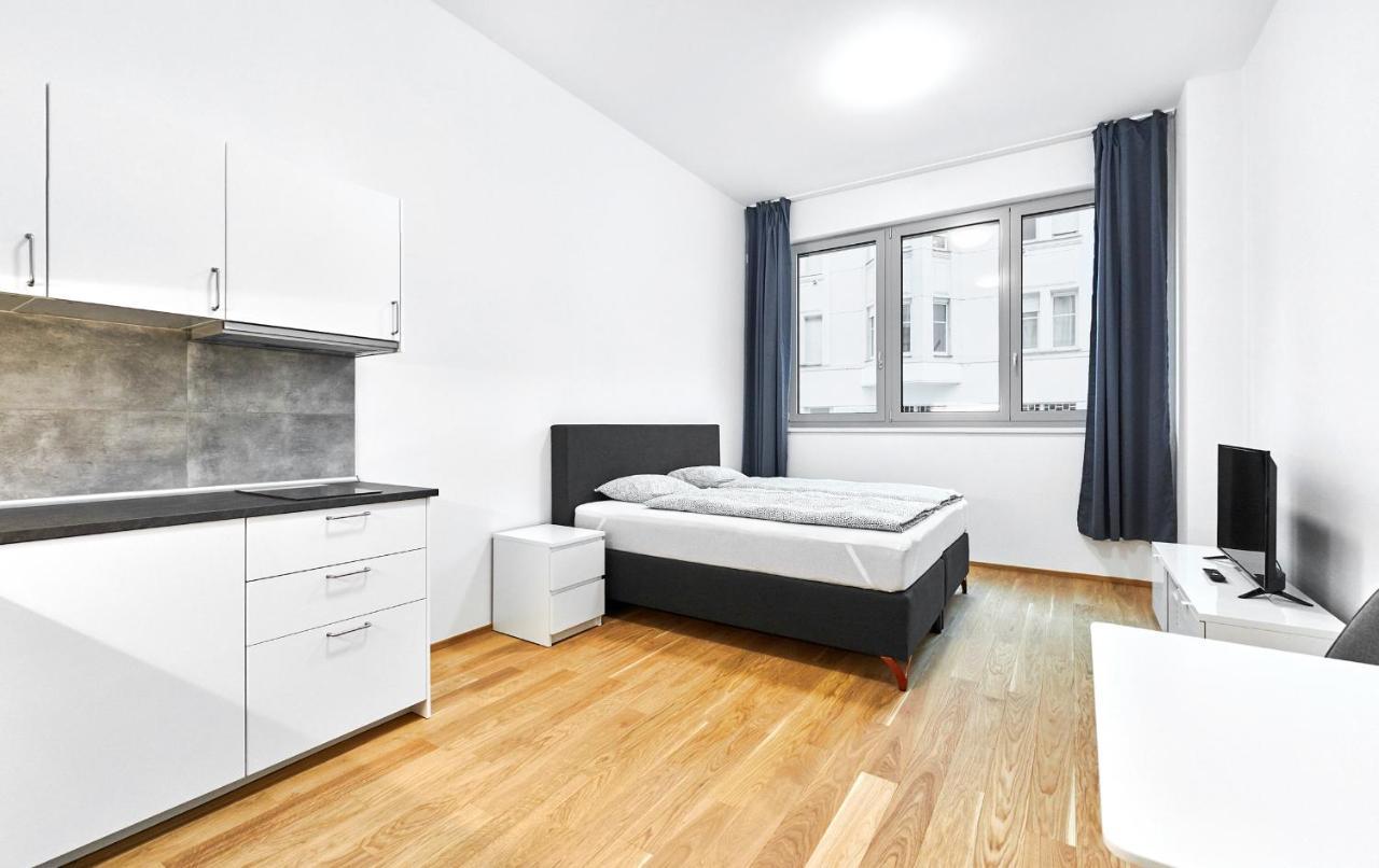 Apartments Harfa ปราก ภายนอก รูปภาพ